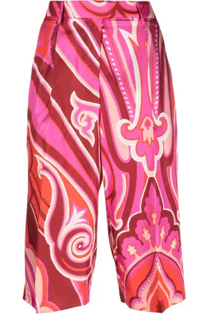 Etro All-over graphic-print shorts
