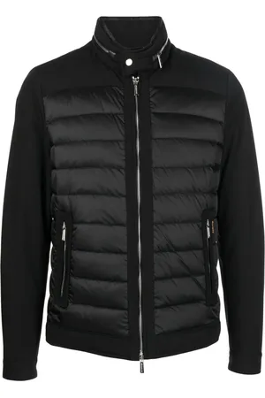 MOORER High-neck padded jacket