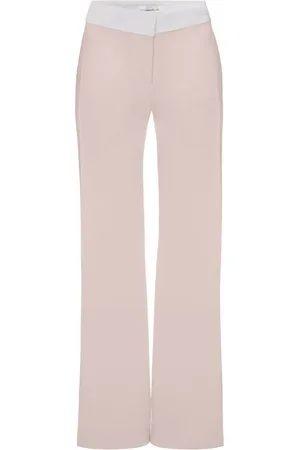 Victoria Beckham Side-panel detail flared trousers