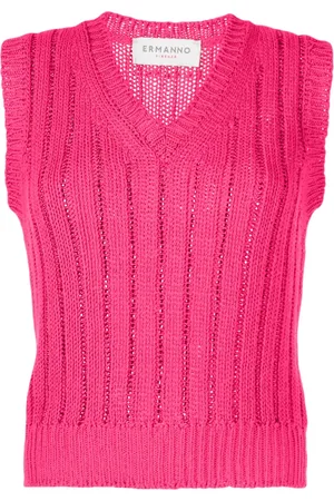 Ermanno Firenze V-neck knitted vest