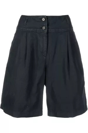 Aspesi Women Bermudas - Pleat-detail Bermuda shorts