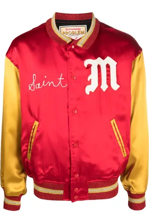 SAINT MXXXXXX Satin bomber jacket