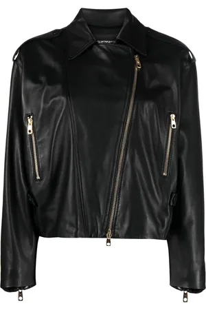 Emporio Armani Leather biker jacket