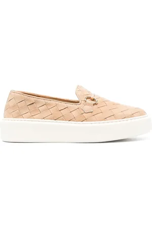 HENDERSON BARACCO Tina braided suede loafers