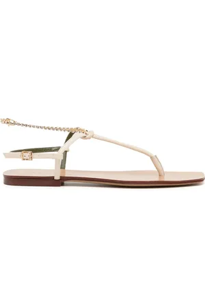 Maria Luca Chain-link leather sandals