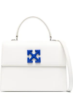 Off-white Jitney 2.8 Cutout Leather Tote In Neutral