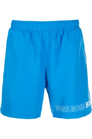 HUGO BOSS Dolphin logo-print swim shorts
