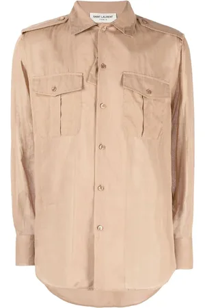 Saint Laurent Long-sleeve button-fastening shirt