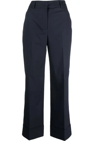Incotex High-waisted flared trousers