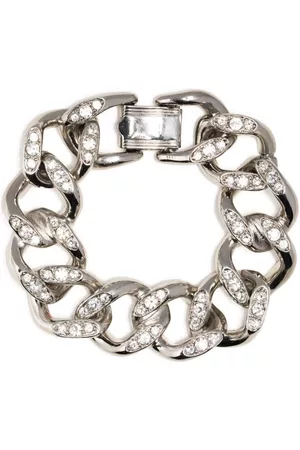 Kenneth Jay Lane Women Bracelets & Bangles - Crystal-embellished chain bracelet