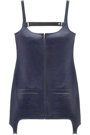Courrèges Cut-out zip-up dress