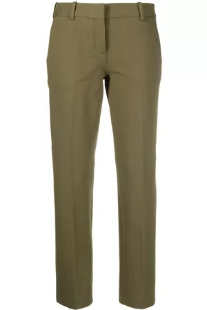 Circolo Women Chinos - Slim-cut cotton chino trousers