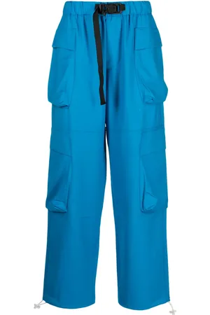 BONSAI Buckle-fastening belted cargo trousers