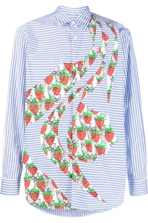 Comme des Garçons Graphic-print cotton shirt