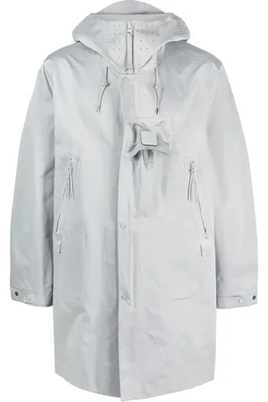 C.P. Company Logo-appliqu?? hooded coat