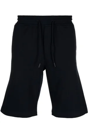 Paul & Shark Logo-patch organic-cotton track shorts