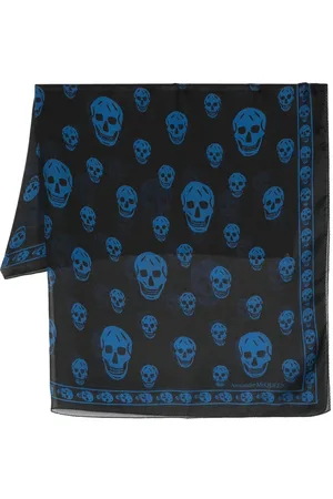 Alexander McQueen Skull-print silk scarf