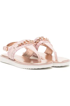 Michael Kors Kids Lorek Monogram Slides