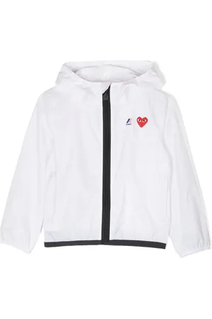 Comme des Garçons X K-Way Claude hooded rain jacket