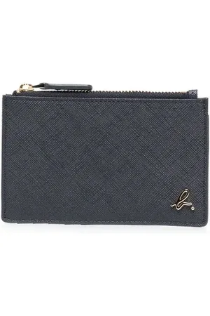 AGNÈS B. Zip-pocket leather wallet