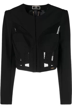 Elisabetta Franchi Women Bustiers - Tullet panel bustier jacket