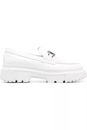 Hogan Women Platforms - Logo-buckle 55mm platform loafers