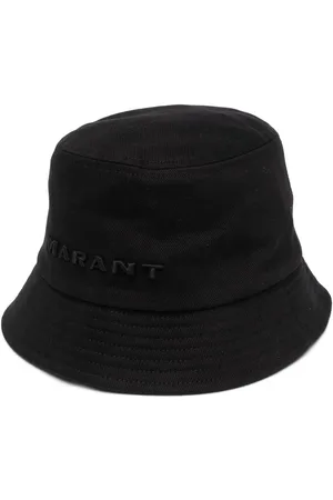 Isabel Marant Haley embroidered-logo cotton bucket hat