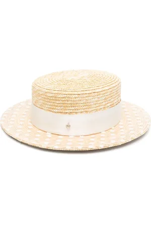 Le Mont St Michel Kiki straw canotier hat