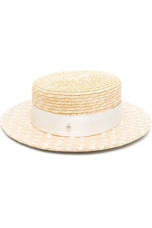 Le Mont St Michel Kiki straw canotier hat