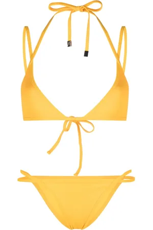 The Attico Strappy triangle bikini set