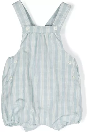 Tartine Et Chocolat Girls Playsuits - Check-pattern playsuit