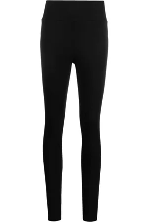 EA7 Women Leggings - Logo-print high-waisted leggings