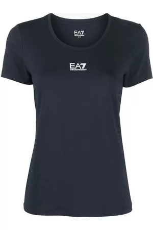 EA7 Women Short Sleeve - Logo-print short-sleeved T-shirt