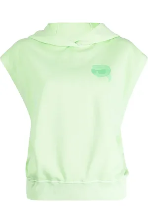 Karl Lagerfeld Ikonik Karl 2.0 sleeveless hoodie