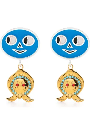 Chopova Lowena Side Eye drop earrings