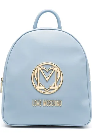 Moschino Medium logo-plaque backpack