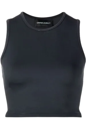 Cynthia Rowley Racerback cropped tank top