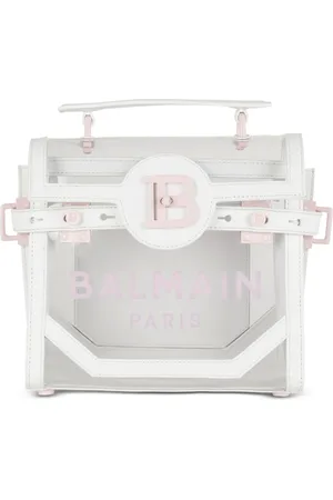 Balmain Logo-print transparent crossbody bag