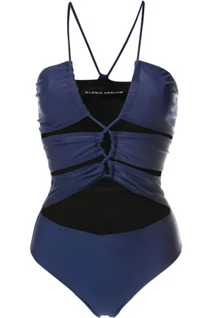 Gloria Coelho Maillot halterneck one piece