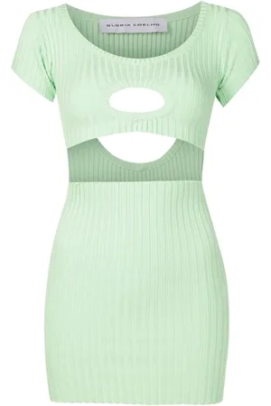 Gloria Coelho Cut-out detail short dress