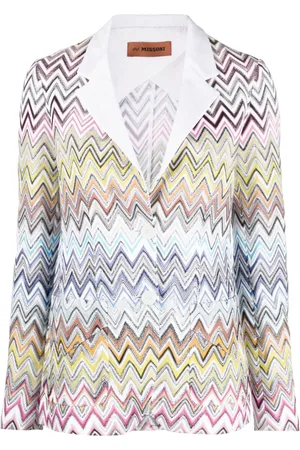Missoni Zigzag-pattern single-breasted blazer