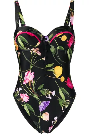 Ted Baker Women Swimming Costumes - Saffiey floral-print swimsuit