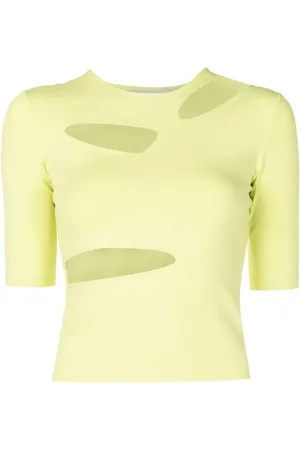 Gloria Coelho Cut-out stretch T-shirt
