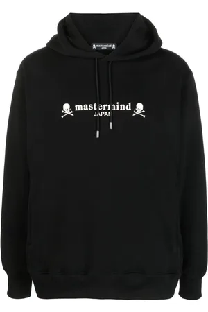 MASTERMIND JAPAN Logo-print cotton drawstring hoodie