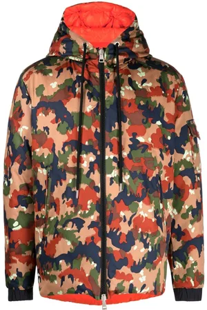 Moncler Camouflage-print reversible bomber jacket