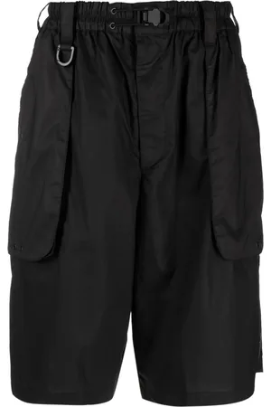 Y-3 Wide-leg ripstop shorts