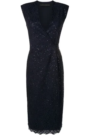 Gloria Coelho Sequin-embellished sleeveless midi dress