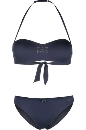 EA7 Logo-embellished bikini set