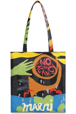 Marni Logo-print tote bag