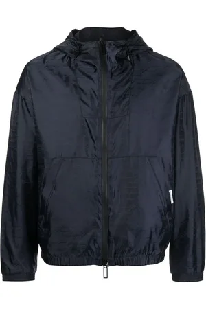 Emporio Armani Logo-print hooded jacket